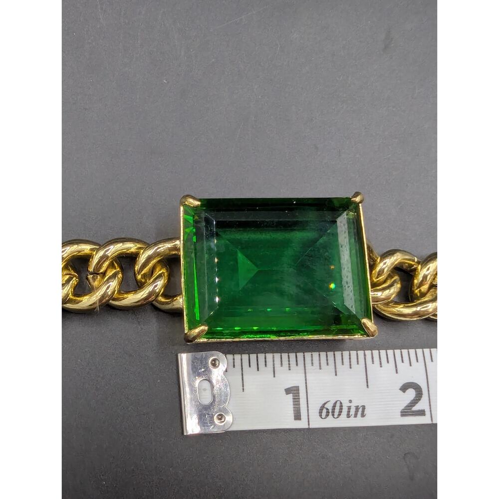 HEIDI DAUS Hot Rocks SET Green Erinite Necklace & Bracelet - Picture 16 of 16